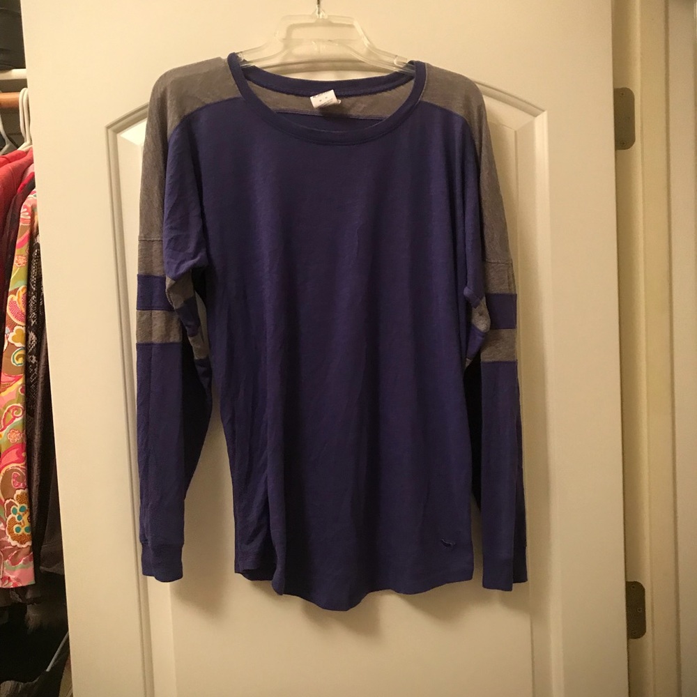 PINK LS Raglan tee